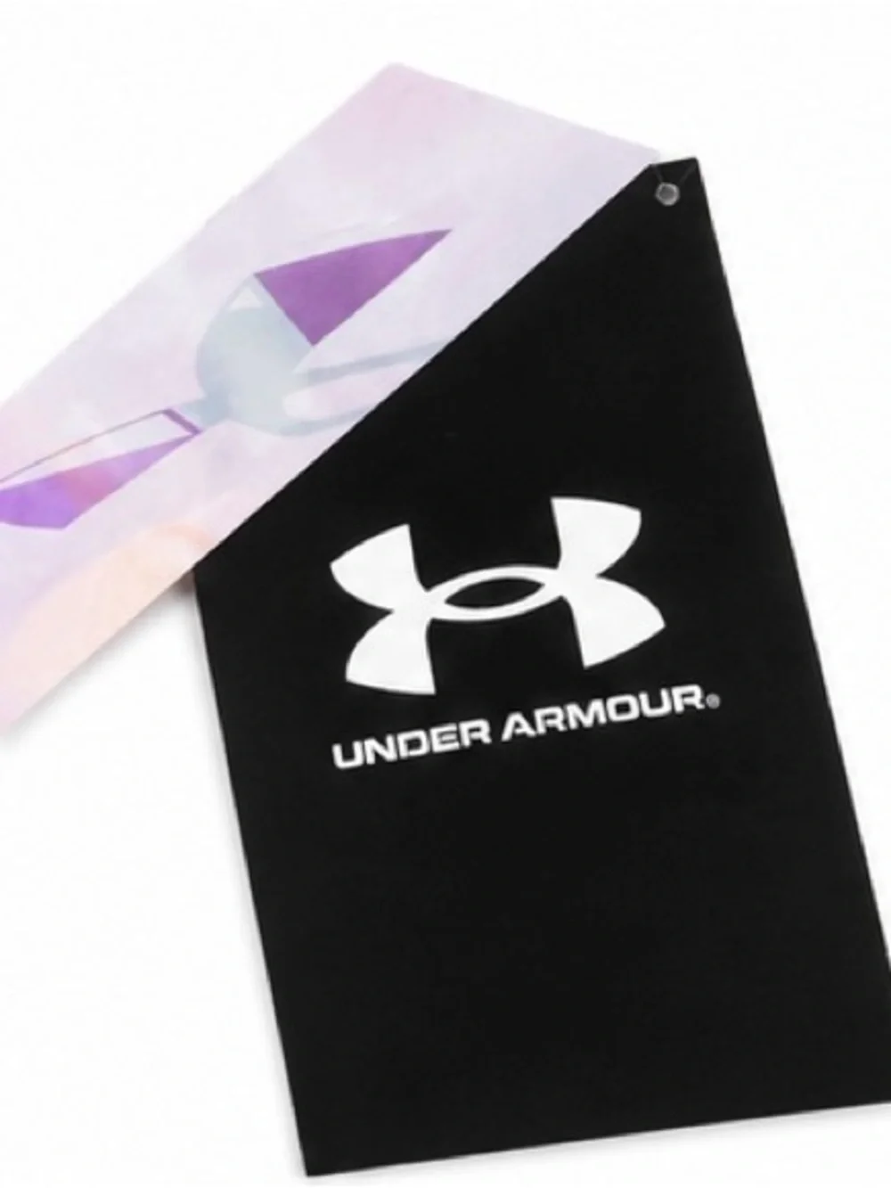 Under Armour Girls Purple Athletic Leggings with Reflective Logo